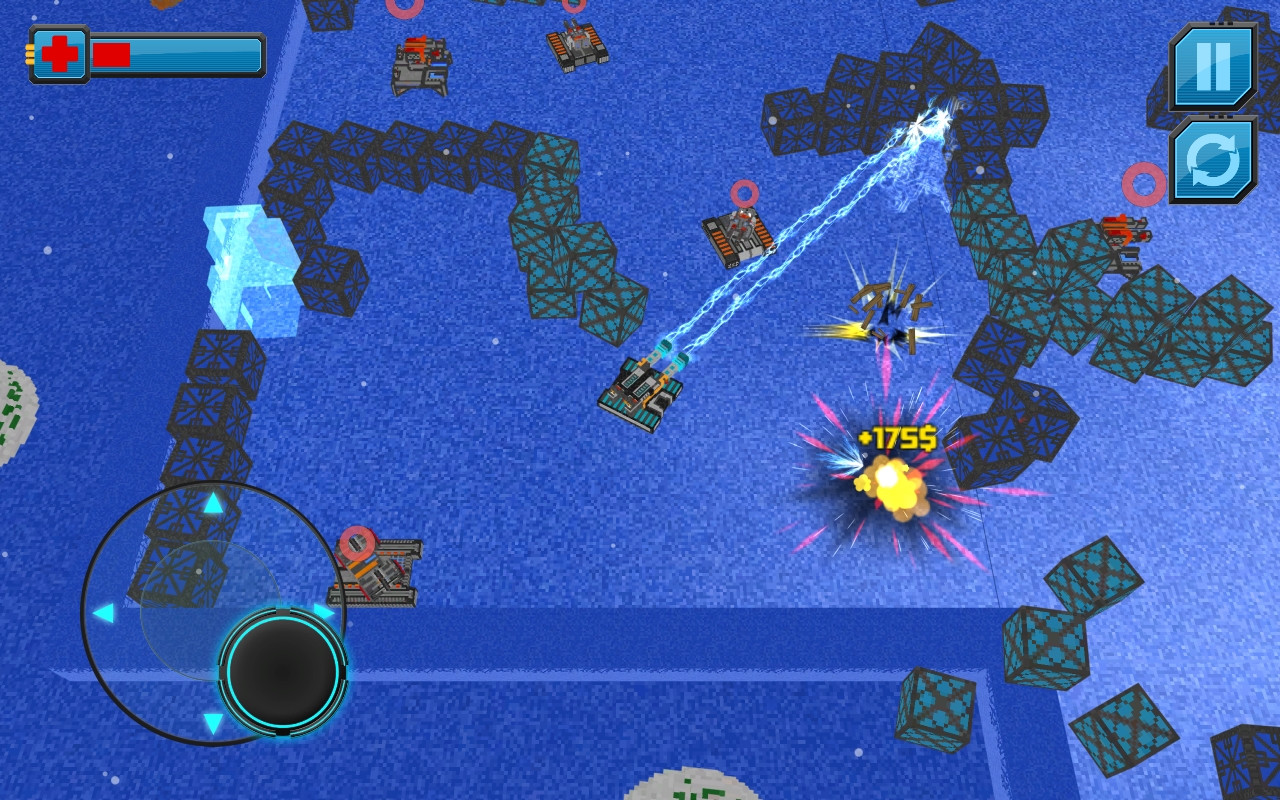 Power Tanks 3D - Shooter game for iOS and Android - Cyberpunk style  top-down shooter. A lot of levels, weapons and upugrade system. -  SideProjectors | Marketplace to buy and sell &